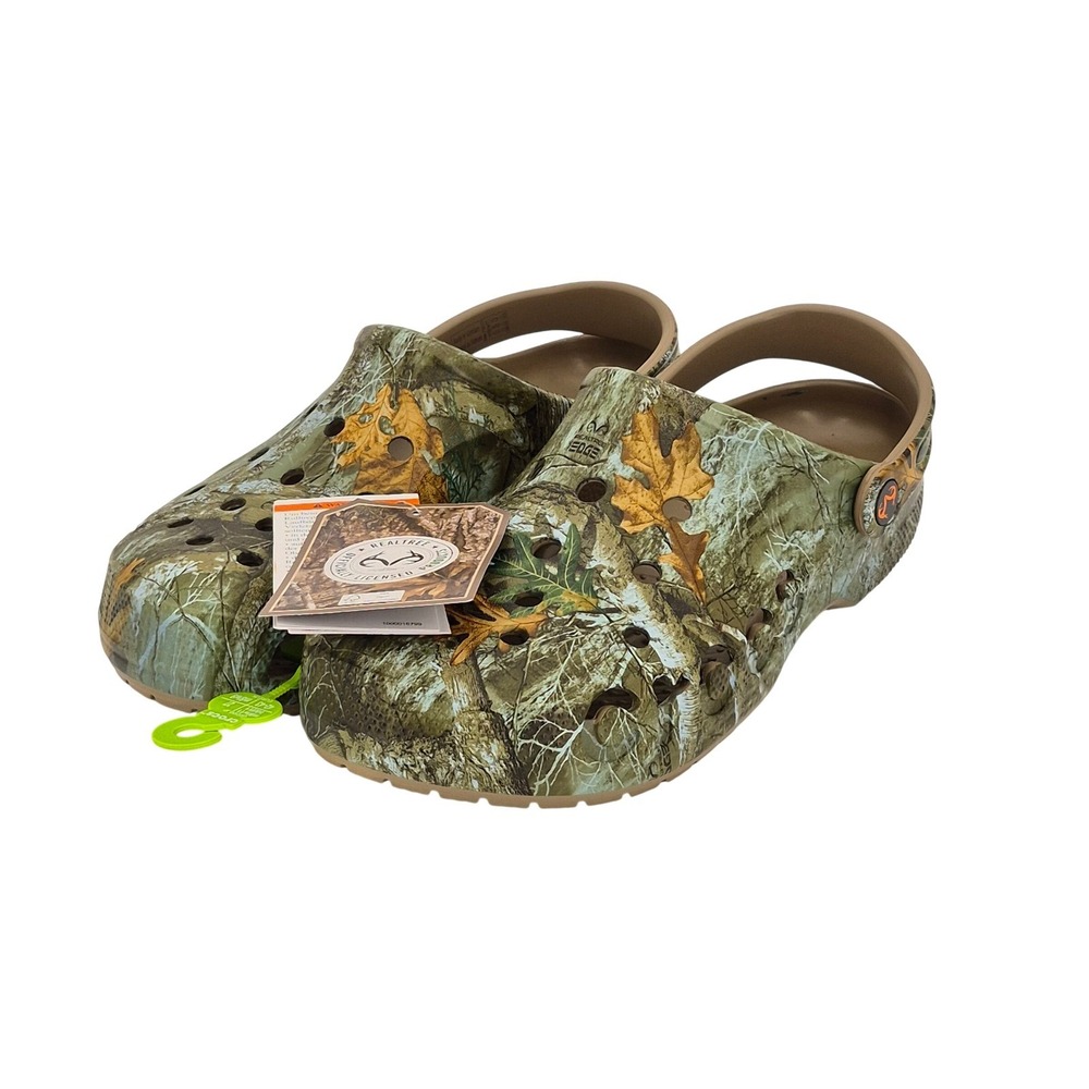 Crocs Baya Realtree Edge Clogs Adult Women's Size 8 Shoes 210511-90H Unisex
